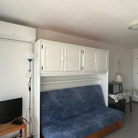 Apartment Le Barcares: T2 Moderne Climatise, Au Bord De Mer, 4 Pers, Parking Securise - Fr-1-799-4 Le Barcares