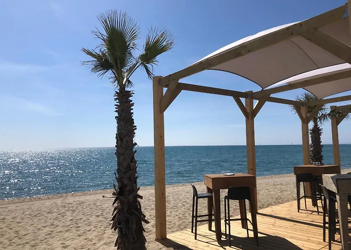 Le Barcares: T2 Moderne Climatise, Au Bord De Mer, 4 Pers, Parking Securise - Fr-1-799-4 아파트 *