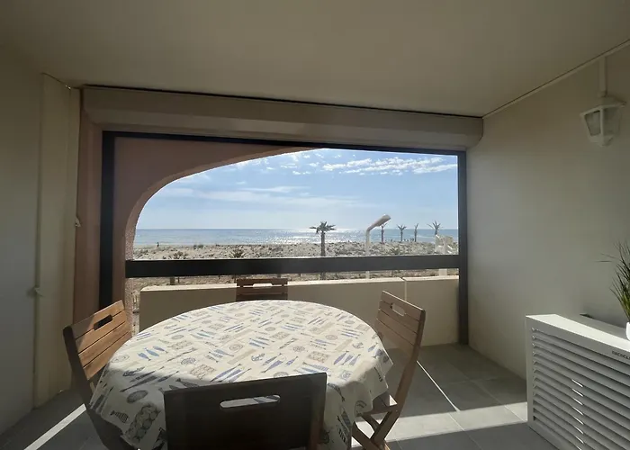 아파트 Le Barcares: T2 Moderne Climatise, Au Bord De Mer, 4 Pers, Parking Securise - Fr-1-799-4 *